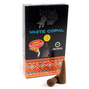 Baltasis Kopalas (Backflow Kegels Jumbo White Copal – Tribal Soul)