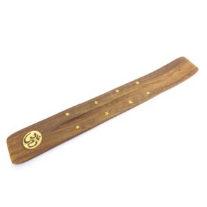 Medinė smilkalinė Ohm (Wooden incense holder Ohm)