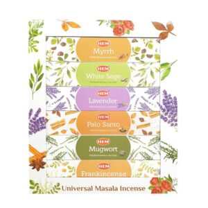 Universalus Masala smilkalų dovanų rinkinys (Universal Masala Incense Giftpack – HEM)